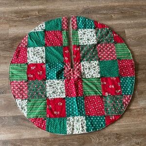 Mini Handmade Christmas Tree skirt